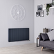 Горизонтальний дизайнерський радіатор Aurora Double Anthracite 500x1200 RR-UT5001200DA фото 1