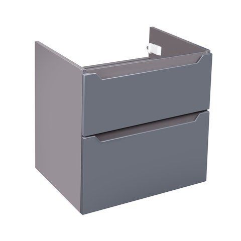Тумба підвісна Qtap Scorpio 605х585х460 Graphite QT1474TPВ602G QT1474TPВ602G фото