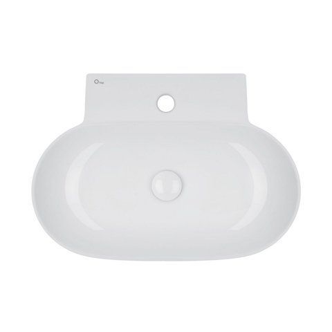 Раковина Qtap Cardinal 565х400х130 White з донним клапаном QT0411K177W QT0411K177W фото