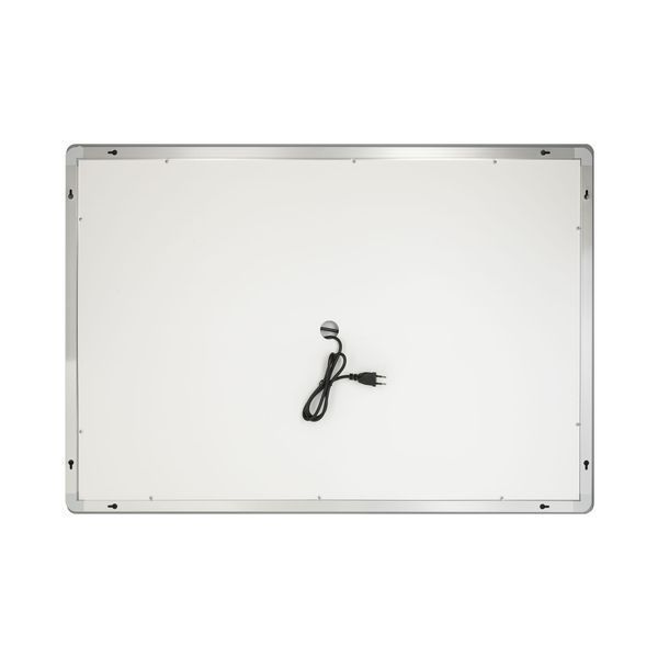 Дзеркало Qtap Mideya 1000х700 з LED-підсвічуванням Touch, з антизапотіванням, з годинником, димером, рег. яскравості QT2078NCF10070W QT2078NCF10070W фото