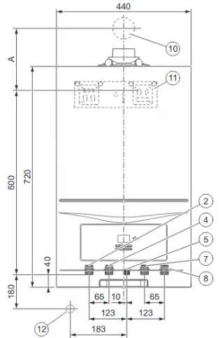 Котел газовий ecoTEC pure VUW 246/7-2 (H-INT IV) 18,5 кВт, ГВП 24,5 кВт 10023030 фото