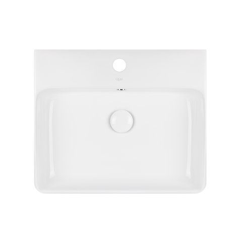 Раковина Qtap Nando 500х420х130 White з донним клапаном QT1211K404AW QT1211K404AW фото