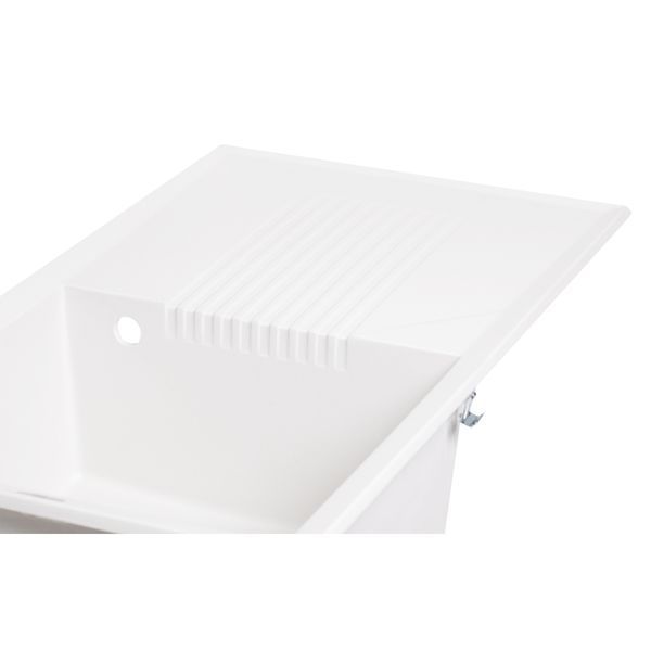 Кухонна мийка Lidz 860х500/240 WHI-01 (LIDZWHI01860500240) LIDZWHI01860500240 фото