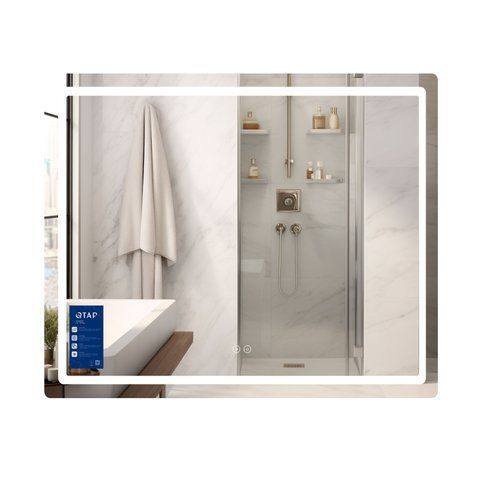Дзеркало Qtap Mideya (MI2) 900х700 з LED-підсвічуванням Touch, з антизапотіванням, з димером, рег. яскравості QT2078NCF9070 QT2078NCF9070 фото
