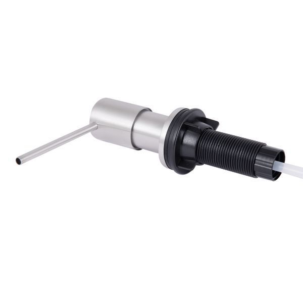 Дозатор для миючого засобу Lidz LK118 круглий Brushed Steel (LDLK118BRU46400) LDLK118BRU46400 фото