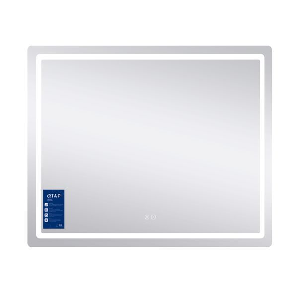 Дзеркало Qtap Mideya (MI2) 900х700 з LED-підсвічуванням Touch, з антизапотіванням, з димером, рег. яскравості QT2078NCF9070 QT2078NCF9070 фото