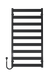 Рушникосушарка електрична Harmony П9 500х1000 Deffi фарбована сталь (Чорний, JD04, Ліве підключення) B.HR.100.50.9.E.B.L.2 фото 1