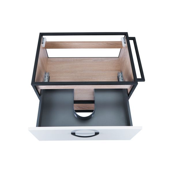 Тумба підвісна Qtap Taurus 600х580х437 White/Whitish oak QT2474TPT603WWO QT2474TPT603WWO фото