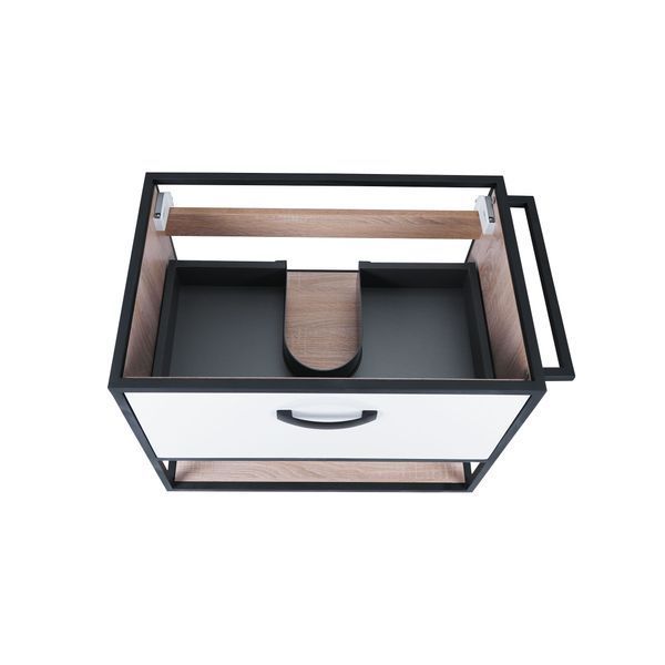 Тумба підвісна Qtap Taurus 600х580х437 White/Whitish oak QT2474TPT603WWO QT2474TPT603WWO фото