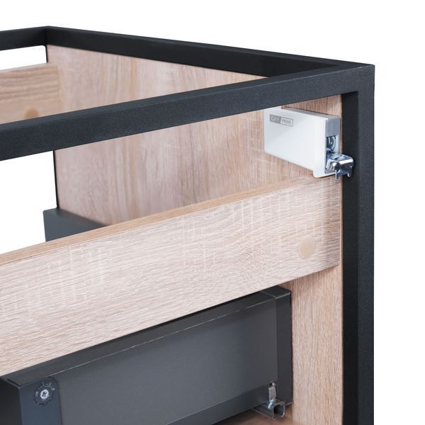 Тумба підвісна Qtap Taurus 600х580х437 White/Whitish oak QT2474TPT603WWO QT2474TPT603WWO фото