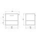 Тумба підвісна Qtap Taurus 600х580х437 White/Whitish oak QT2474TPT603WWO QT2474TPT603WWO фото 2
