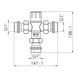 Змішувач термостатичний SD Forte 1" SF010W25 SF010W25 фото 2