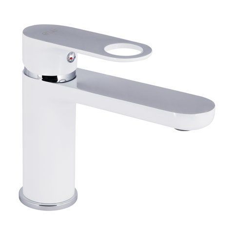 Змішувач для раковини Qtap Jay QTJAY270CRW45551 Chrome/White QTJAY270CRW45551 фото