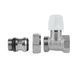 Кран радіаторний Icma 1/2" з антипротіканням прямий без ручки №815+940 82815AD06940 фото 4