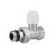 Кран радіаторний Icma 1/2" з антипротіканням прямий без ручки №815+940 82815AD06940 фото 1