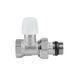 Кран радіаторний Icma 1/2" з антипротіканням прямий без ручки №815+940 82815AD06940 фото 3