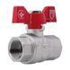 Кран кульовий SD Forte 1/2" ВР для води (метелик) SF602W15 SF602W15 фото 1