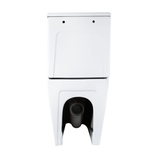 Унітаз підлоговий Qtap Vlasta Ultra Quiet безобідковий з сидінням Soft-close WHITE QT28228300W QT28228300W фото