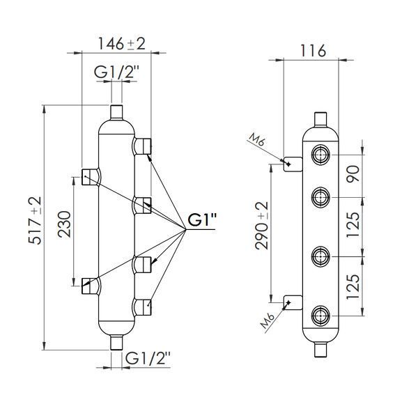 Гідрострілка SD Forte 1" 75 кВт SF29375 SF29375 фото