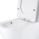 Унітаз підлоговий Qtap Vlasta Ultra Quiet безобідковий з сидінням Soft-close WHITE QT28228300W QT28228300W фото 5