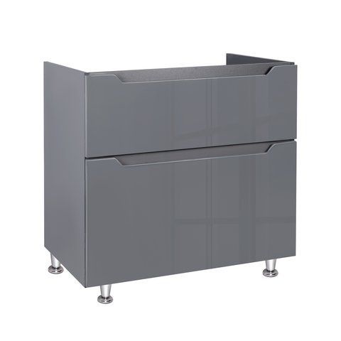 Тумба підлогова Qtap Scorpio 800х825х500 GRAPHITE QT1473TNВ802NG QT1473TNВ802NG фото