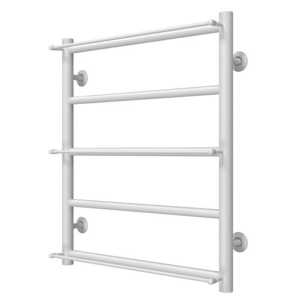 Рушникосушарка водяна Ladder П5 500х600 Deffi нержавіюча сталь (Білий, Нижнє підключення) C.LK.60.50.5.W.A фото