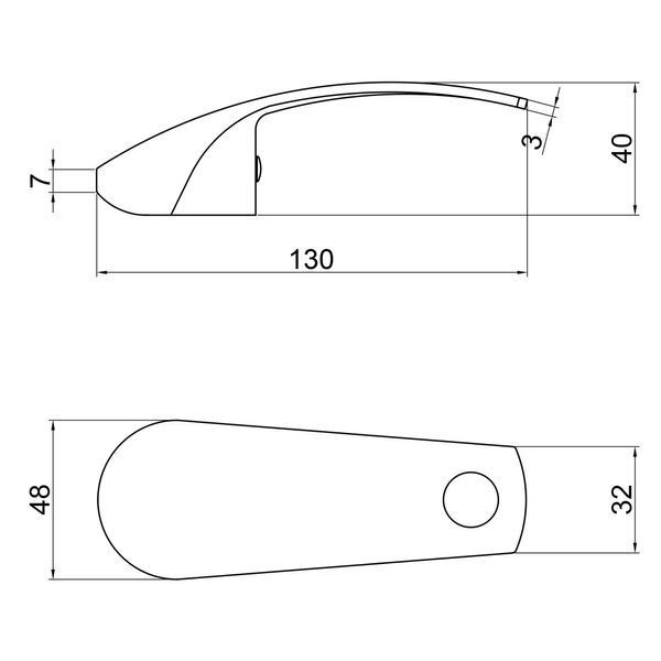 Ручка для змішувача Lidz Repair Mars 040M (k40) LDREP040MCRM34817 Chrome LDREP040MCRM34817 фото