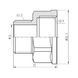 Перехід SD Forte 3/4"х1/2" ВЗ SF3602015 SF3602015 фото 2