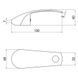 Ручка для змішувача Lidz Repair Mars 040M (k40) LDREP040MCRM34817 Chrome LDREP040MCRM34817 фото 2