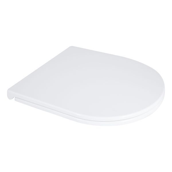 Унітаз підлоговий Qtap Dove Rimless безобідковий з сидінням Soft-close WHITE QT06228380BW QT06228380BW фото