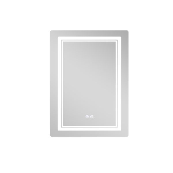 Дзеркало Qtap Cardinal (CA2) 600х800 з LED-підсвічуванням Touch, з антизапотіванням, з димером, рег. темп. кольору (3000-6500K) QT0478C608048453 QT0478C608048453 фото