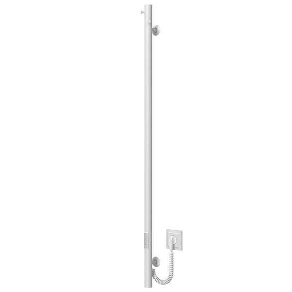 Рушникосушарка електрична Chloe 30x1200 Deffi нержавіюча сталь (Білий, WD03) C.MK.120.30.E.W.U.3 фото