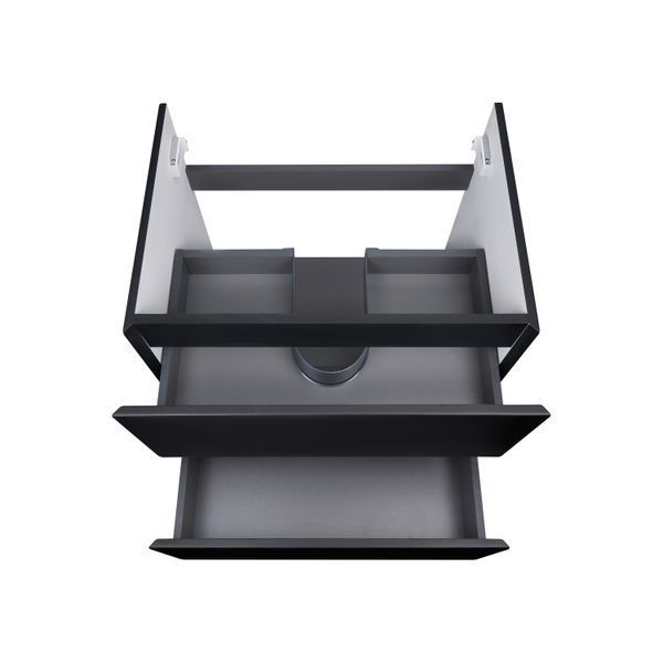 Тумба підвісна Qtap Tern 600х580х437 Matt black QT1774TPL602MB QT1774TPL602MB фото