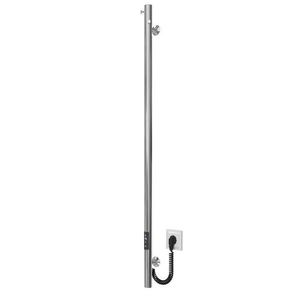 Рушникосушарка електрична Chloe 30x1200 Deffi нержавіюча сталь (Хром, JD03) C.MK.120.30.E.C.U.1 фото