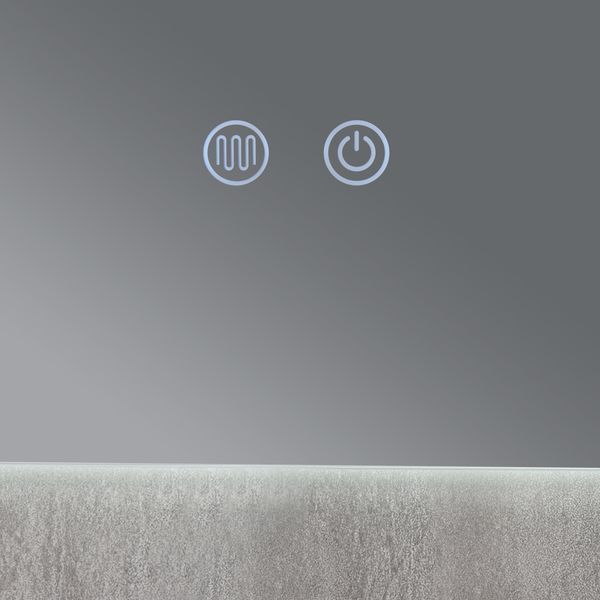 Дзеркало Qtap Taurus (TA1) 1000&times;800 мм з LED-підсвічуванням Touch, з антизапотіванням, з димером, рег. темп. кольору (3000-6500K) QTTAU100080048956 QTTAU100080048956 фото