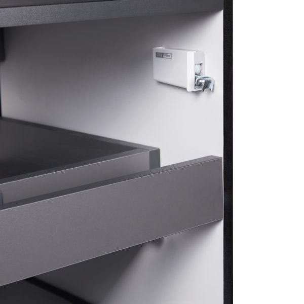 Тумба підлогова Qtap Tern 800х476х469 Matt black зі стільницею QT1780TNL802MB QT1780TNL802MB фото