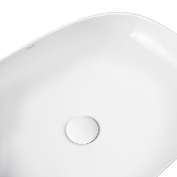 Раковина-чаша Qtap Cardinal 600х380х140 White з донним клапаном QT04117060TW QT04117060TW фото