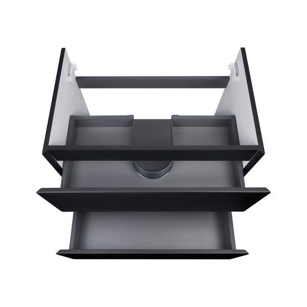 Тумба підвісна Qtap Tern 700х580х437 Matt black QT1774TPL702MB QT1774TPL702MB фото