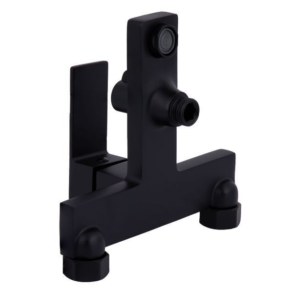 Змішувач для ванни Qtap Gemini (з душовим гарнітуром) QTGEM259BLM45682 Black Matt QTGEM259BLM45682 фото