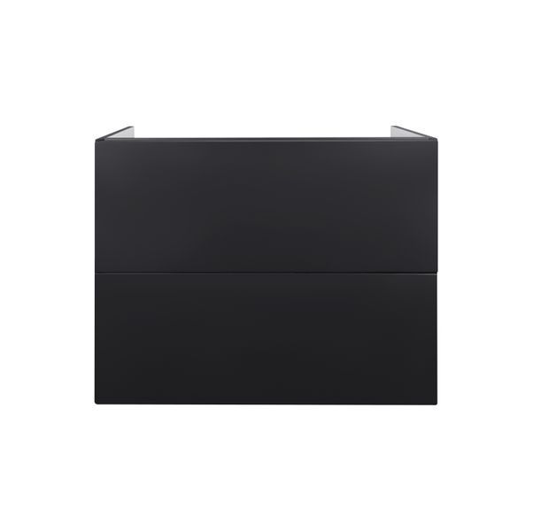 Тумба підвісна Qtap Tern 700х580х437 Matt black QT1774TPL702MB QT1774TPL702MB фото
