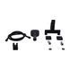 Змішувач для ванни Qtap Gemini (з душовим гарнітуром) QTGEM259BLM45682 Black Matt QTGEM259BLM45682 фото 7