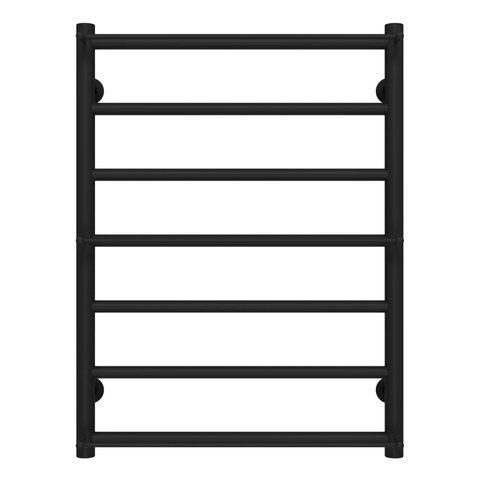 Рушникосушарка водяна Ladder П7 500х700 Deffi нержавіюча сталь (Чорний, Нижнє підключення) C.LK.70.50.7.B.A фото