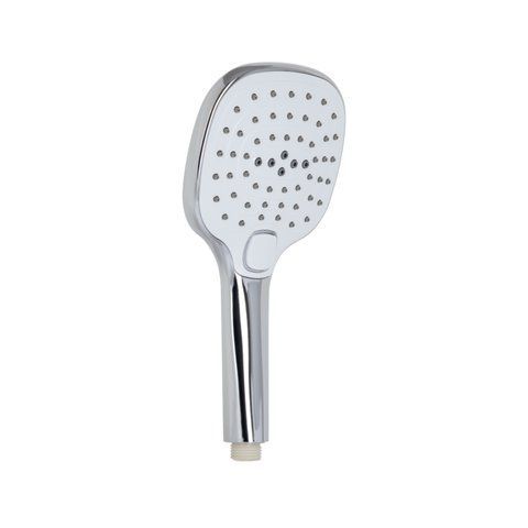 Лійка для ручного душу Qtap Rucni 240x120 мм округла QTRUC125CRM45781 Chrome/White QTRUC125CRM45781 фото