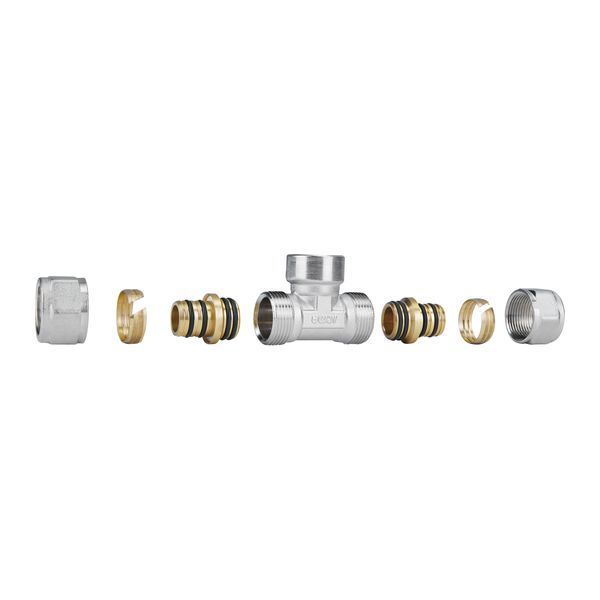 Трійник обжимний Icma 20х1/2"х20 ВР №548 81548RDBQ06 фото