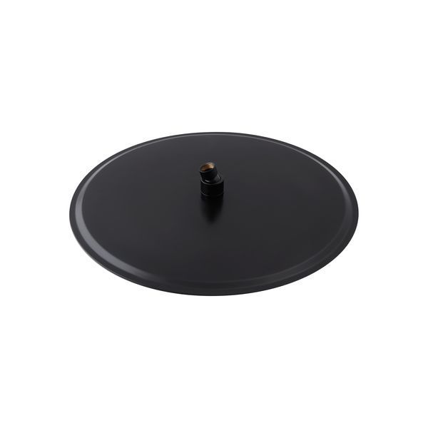 Лійка для верхнього душу Qtap Hlavova 400 мм округла QTHLAS400O1ZBB Black Matt QTHLAS400O1ZBB фото