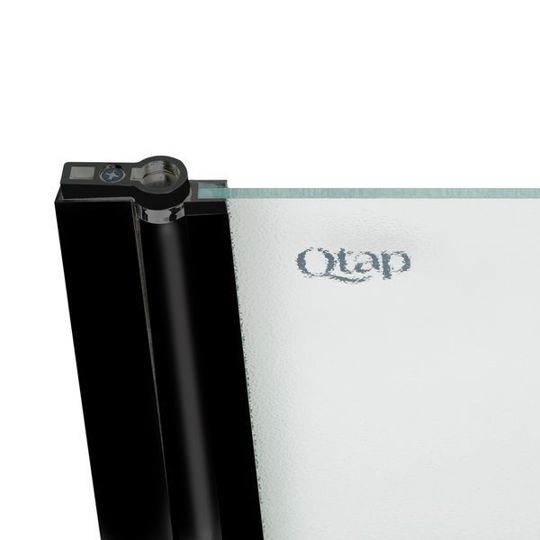 Штора на ванну Qtap Standard BLM407513APL скло Pear 6 мм, 75х130 см, ліва STDBLM407513APL фото