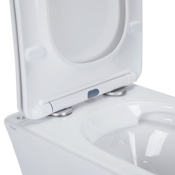 Унітаз підвісний Qtap Presto безобідковий з сідінням Soft-close QT24332615EW QT24332615EW фото