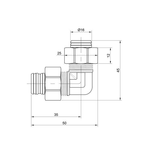 Кут обтискний SD Plus 16 SD155W1616 SD155W1616 фото