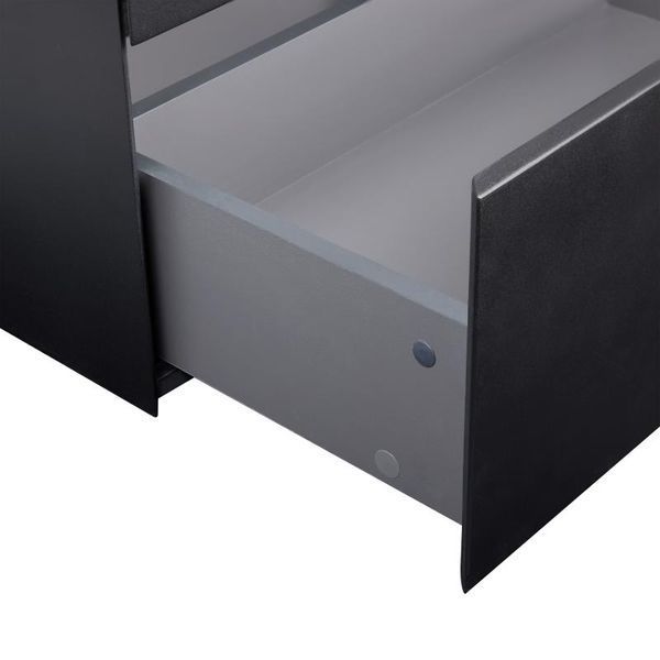 Тумба підвісна Qtap Tern 800х580х437 Matt black QT1773TNL802MB QT1773TNL802MB фото