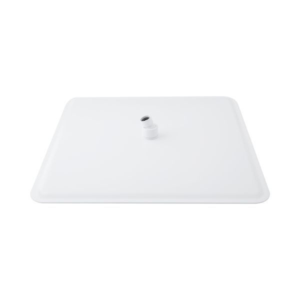 Лійка для верхнього душу Qtap Hlavova 400х400 мм прямокутна QTHLAS400N1ZWW White QTHLAS400N1ZWW фото